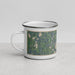Left View Custom Buffalo Minnesota Map Enamel Mug in Afternoon