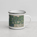 Right View Custom Buffalo Minnesota Map Enamel Mug in Afternoon