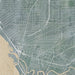 Buffalo New York Map Print in Afternoon Style Zoomed In Close Up Showing Details