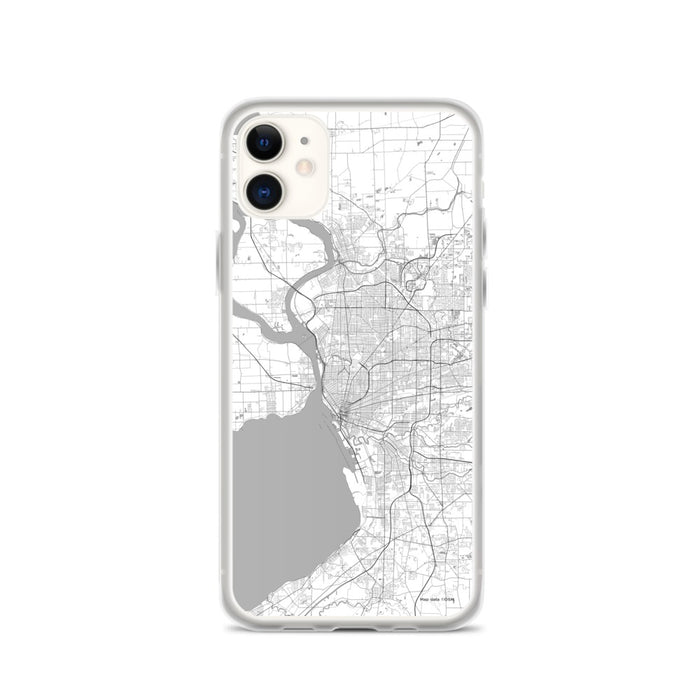Custom Buffalo New York Map Phone Case in Classic