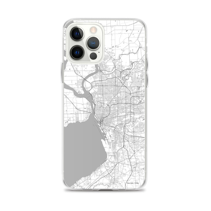 Custom Buffalo New York Map iPhone 12 Pro Max Phone Case in Classic