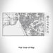 Rendered View of Buffalo New York Map Engraving on 17oz Stainless Steel Insulated Cola Bottle in White