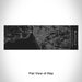 Rendered View of Buffalo New York Map Engraving on 10oz Stainless Steel Insulated Cup with Sliding Lid in Black