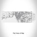 Rendered View of Buffalo New York Map Engraving on 10oz Stainless Steel Insulated Cup with Sliding Lid in White