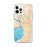 Custom Buffalo New York Map iPhone 12 Pro Max Phone Case in Watercolor
