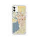 Custom Buffalo New York Map Phone Case in Woodblock