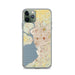 Custom Buffalo New York Map Phone Case in Woodblock