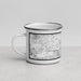 Left View Custom Buffalo Grove Illinois Map Enamel Mug in Classic