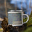 Right View Custom Bullhead City Arizona Map Enamel Mug in Afternoon on Grass With Trees in Background