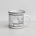 Right View Custom Bullhead City Arizona Map Enamel Mug in Classic