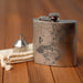 Bullhead City Arizona Custom Engraved City Map Inscription Coordinates on 6oz Stainless Steel Flask