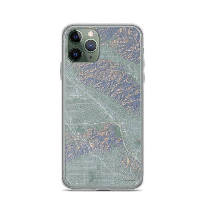 Custom iPhone 11 Pro Burbank California Map Phone Case in Afternoon