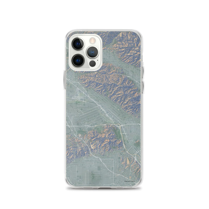 Custom iPhone 12 Pro Burbank California Map Phone Case in Afternoon