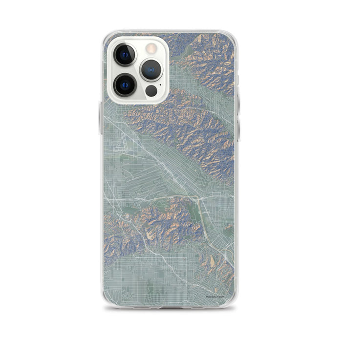 Custom iPhone 12 Pro Max Burbank California Map Phone Case in Afternoon