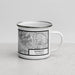 Right View Custom Burbank California Map Enamel Mug in Classic