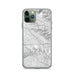 Custom iPhone 11 Pro Burbank California Map Phone Case in Classic
