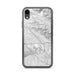 Custom iPhone XR Burbank California Map Phone Case in Classic