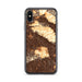 Custom iPhone X/XS Burbank California Map Phone Case in Ember