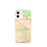 Custom iPhone 12 mini Burbank California Map Phone Case in Watercolor
