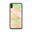 Custom iPhone XS Max Burbank California Map Phone Case in Watercolor