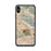 Custom iPhone XS Max Burbank California Map Phone Case in Woodblock