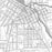 Burlington Wisconsin Map Print in Classic Style Zoomed In Close Up Showing Details