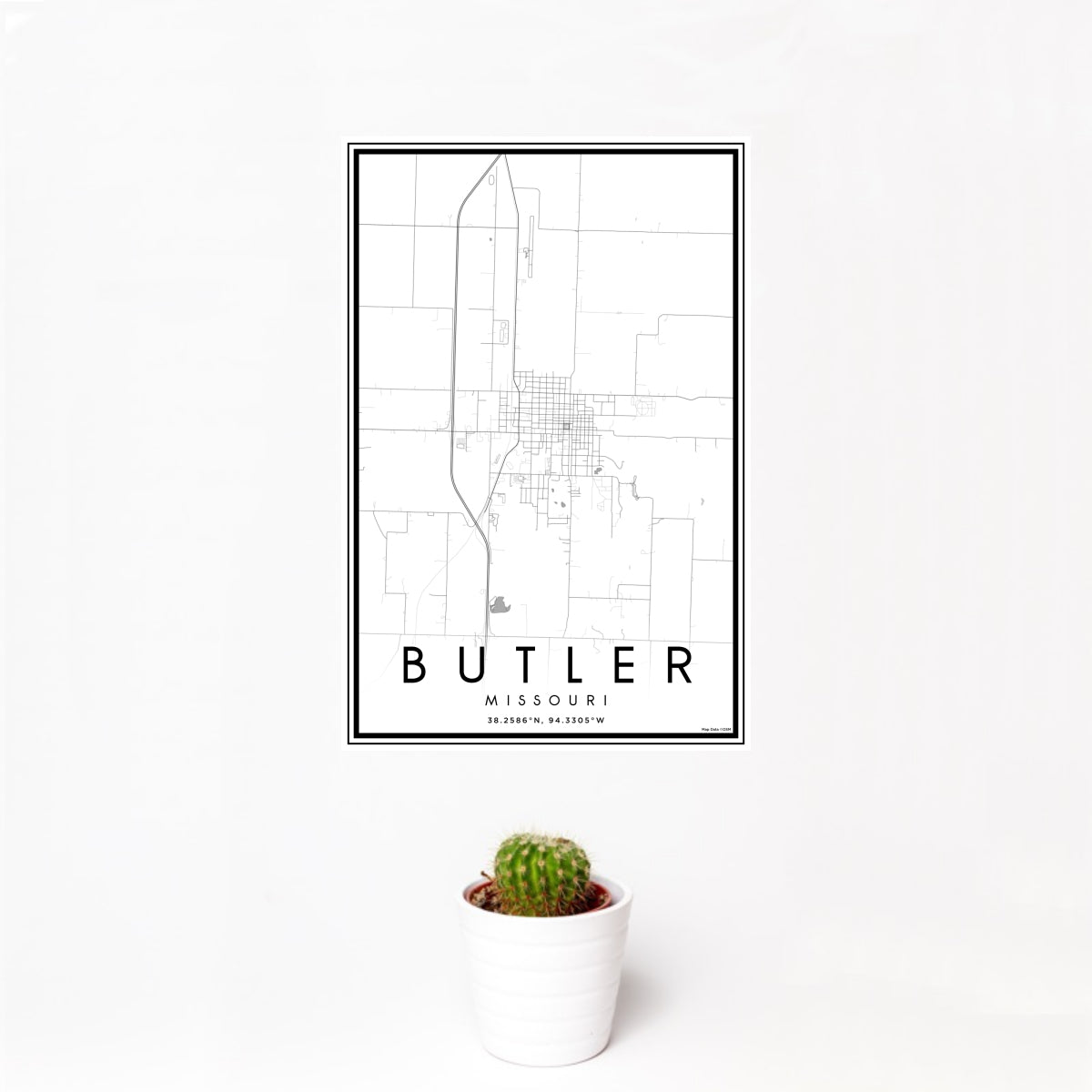 Butler - Missouri Map Print in Classic — JACE Maps