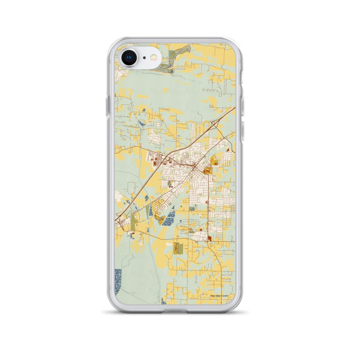 Custom Cabot Arkansas Map Phone Case in Woodblock