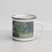 Right View Custom Caddo lake Louisiana Map Enamel Mug in Afternoon