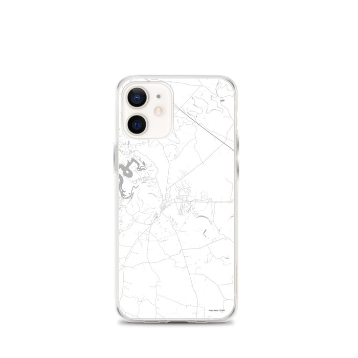 Custom iPhone 12 mini Cadiz Kentucky Map Phone Case in Classic
