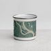 Front View Custom Cairo Illinois Map Enamel Mug in Afternoon