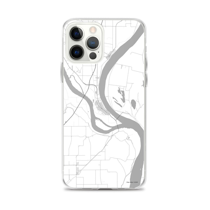 Custom Cairo Illinois Map iPhone 12 Pro Max Phone Case in Classic
