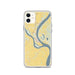 Custom Cairo Illinois Map Phone Case in Woodblock