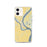 Custom Cairo Illinois Map iPhone 12 Phone Case in Woodblock