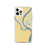 Custom Cairo Illinois Map iPhone 12 Pro Phone Case in Woodblock