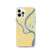 Custom Cairo Illinois Map iPhone 12 Pro Phone Case in Woodblock