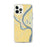 Custom Cairo Illinois Map iPhone 12 Pro Max Phone Case in Woodblock