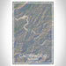 Calderwood Tennessee Map Print Portrait Orientation in Afternoon Style With Shaded Background