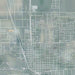 Calexico California Map Print in Afternoon Style Zoomed In Close Up Showing Details