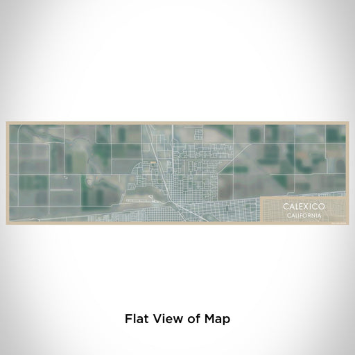 Flat View of Map Custom Calexico California Map Enamel Mug in Afternoon