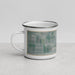 Left View Custom Calexico California Map Enamel Mug in Afternoon