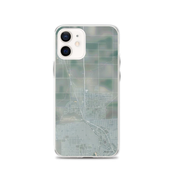 Custom iPhone 12 Calexico California Map Phone Case in Afternoon
