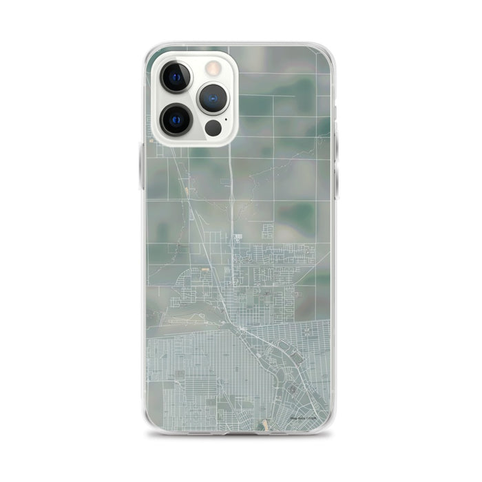 Custom iPhone 12 Pro Max Calexico California Map Phone Case in Afternoon