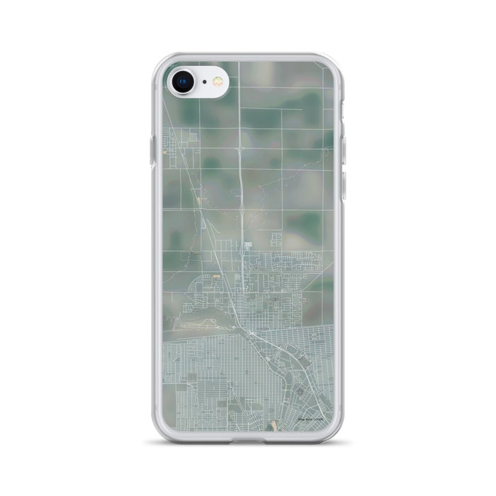 Custom iPhone SE Calexico California Map Phone Case in Afternoon