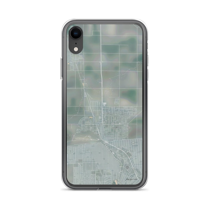 Custom iPhone XR Calexico California Map Phone Case in Afternoon