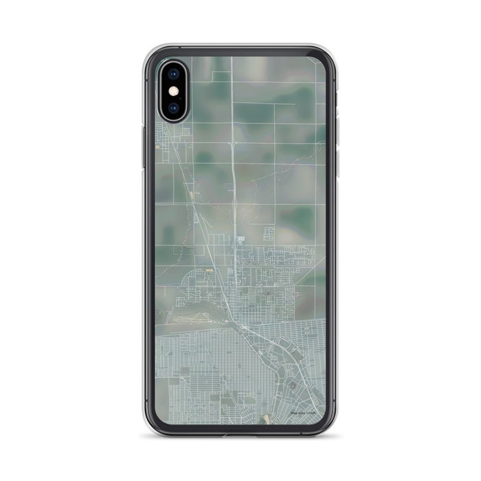 Custom iPhone XS Max Calexico California Map Phone Case in Afternoon