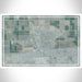 Calexico California Map Print Landscape Orientation in Afternoon Style With Shaded Background