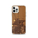 Custom iPhone 12 Pro Calexico California Map Phone Case in Ember