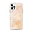 Custom iPhone 12 Pro Max Calexico California Map Phone Case in Watercolor