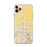 Custom iPhone 11 Pro Max Calexico California Map Phone Case in Woodblock